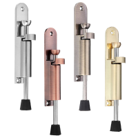 Solide zware zinklegering Uitgebreide magnetische deurstopper Verborgen voetpedaal Vloerbevestiging Deurvanger Gratis po
