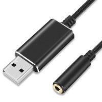 SONGFUL USB naar 3.5Mm Externe Geluidskaart Desktop Notebook Audio Interface Hoofdtelefoon Microfoon Driver vrije Kabel