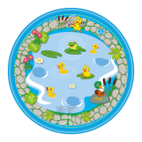 Splash Speelkleed Kinderen Opblaasbare Waternevel Pad Ronde Water Splash Play Zwembad Spelen Sprinkler Mat Water Speelma