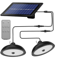 Split Solar Light Remote Led verlichting Met Extension Outdoor Waterdichte Wandlamp Zonlicht Aangedreven Lantaarn Voor F