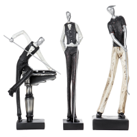 Sportman standbeeld hars Art ambachten ornamenten Home Room Decorations verjaardagscadeau