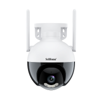 Srihome SH045 HD 2MP 1080P Wireless PTZ IP Dome Camera AI Humanoid Detection Night Vision Security CCTV Two way Voice In