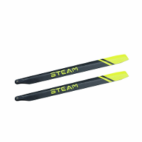 Steam 420mm Carbon Fiber Hoofdbladen voor Klasse 420 RC Helikopter