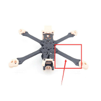 STEELE5 PLUS 220mm Frame Reserveonderdeel 5 mm Dikte Vervangingsframe Arm voor RC Drone FPV Racing