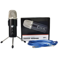 Studio Professionele condensatormicrofoon USB microfoon voor mobiele telefoon Video opname Live uitzending