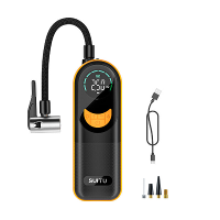 SUITU 4000mAh Draadloze Autobandenpomp met Digitaal Display & LED licht Graphene Batterij voor Auto Motorfiets Ballen