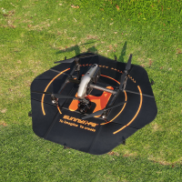 Sunnylife 110CM Landing Pad met Bevestigingsnagels Dubbelzijdig Waterdicht Opvouwbare Parkeerplek voor DJI Inspire 3 / M