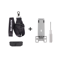 Sunnylife Afstandsbediening Vrijhangende Gesp Touw Lanyard met Opvouwbare Tablet Beugel voor DJI Mini3 Pro / Mavic 3 RC 