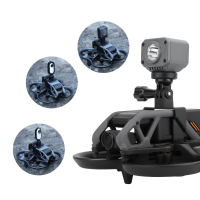 Sunnylife zoeklichtbeugelbevestiging voor DJI Avata Insta360 GO 2 /DJI Action 2 sportcamera