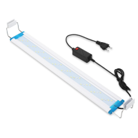 Super Slim LED Aquarium Verlichting Aquatische Plant Licht 18 58 CM Uitbreidbare Waterdichte Clip op Lamp Voor Aquarium
