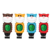 SWIFF B72 Cartoon Big Facee Cat Tuner 12 Gelijke Temperament Gitaar Bas Ukelele Viool Tuner