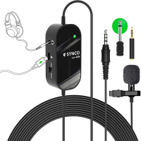 SYNCO Lav S6M Lavalier Clip on reversmicrofoon met 3,5 mm audiobewaking 6M kabel omnidirectionele condensatormicrofoon O