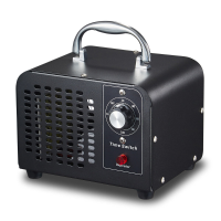 T 102 AC110V / 220V 5g / u 5000 mg Ozongenerator Sterilisator Met Timer en Sterke Ventilator Effectief Voor Binnenlucht