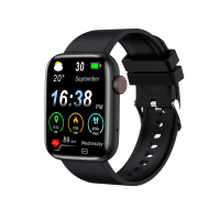 T12 Pro 1,95 inch HD Scherm Bluetooth Oproep Hartslag Bloeddruk SpO2 monitor Multisportmodi Fitnesstracker Muziek afspel