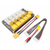 T60 XT30 Lipo Batterij Parallel Laadplaat 2in1 Ondersteuning 2S 6S Lipo Batterij voor FPV Racing Drone Helikopter Vliegt