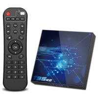 T95W2 Slimme TV Box Android 11 2+16G Amlogic S905W2 2.4G/5G Dual WiFi BT4.1 Mediaspeler Set Top Box voor thuiskanalenont