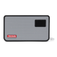 Tecsun ICR 100 spraakrecorder AB Herhaal FM radio Ontvanger Ondersteuning TF kaart USB AUX