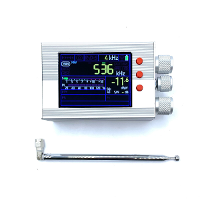 TEF6686 Full Band FM/AM/Korte Golf HF/LW HF ontvanger met telescopische antenne en aluminiumlegering behuizing