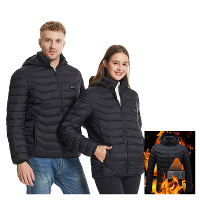 TENGOO HJ 09B Verwarmd jack met 9 verwarmingszones, dual control zones, USB opladen, winter warme elektrische verwarming