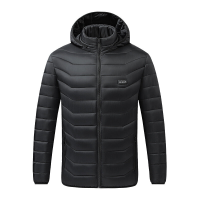 TENGOO HJ 21 21 Zones Heating Jacket Unisex USB Charging Smart Thermal Warm Jacket Heated Hooded Coat Outdoor Sportswear