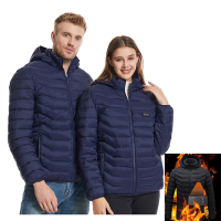 TENGOO HJ 21 Verwarmde Jas 21 Gebieden 4 Controlezones USB Opladen Winter Warme Buiten Elektrisch Verwarmde Jassen