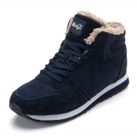 TENGOO Mannen Winter Sneeuwschoenen Wandelschoenen Warm Gevoerd Slijtvaste Antislip Katoenen Schoenen Lace Up Outdoor Sp