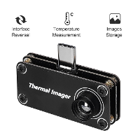 TIOP01 32*32 Resolutie infrarood warmtebeeldcamera  20 ~ 1000°C Multifunctionele temperatuurmeting Type C interface voor