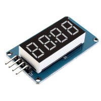 TM1637 4 bits digitale LED displaymodule 7 segment 0,36 inch RODE anodebuis Vier seriële driverprint