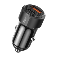 Toocki 50W 2 poorts USB PD autoladeradapter USB A+Type C PD3.0 QC3.0 AFC FCP Snel opladen voor iPhone 12 13 14 14Pro voo
