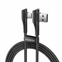 Toocki TQ X15A3 3A USB A naar USB C Kabel Snelladen Gegevensoverdracht Koperen Kernlijn 1M/2M Lang voor iPhone 15 15Plus