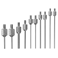 Tungstenstalen platte meetpin M2.5 Kop wijzerplaatindicator naald draad centimeter probe D1.0XL10   D1.5XL30 precisie st