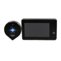 Tuya Slimme WiFi Deurbel 1080P HD Eye Kijkgat Camera met 4.3Inch LCD Scherm Display 5000mAh Nachtzicht PIR Bewegingsdete