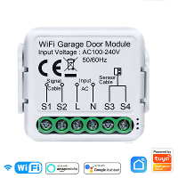 Tuya Slimme WiFi Garagedeursensoren Opener Controller 100V 240V Stembedieningsschakelaar ondersteunt Alexa Google Home S
