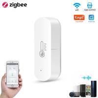 Tuya Slimme ZB Temperatuur en Vochtigheidssensor Draadloze Slimme Huis Automatiseringssensor Werkt met Alexa Google Home
