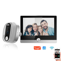 Tuya W1 1080P Kijkgatcamera IPS LCD Digitale Deurkijker Afstandsbediening Telefoon Intercom WiFi Slimme Thuis Video Deur
