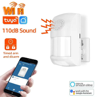 Tuya WiFi Infrarood PIR Bewegingssensor Beveiligingsbescherming Aanwezigheidssensor Detector Inbraakalarm Slim Leven Wer