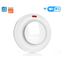 Tuya WiFi Rookmelder Alarm Intelligent Wireless Home Fire Rooksensor Geluid en licht APP Afstandsbediening Brandbeveilig