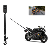 TUYU Motorcycle Bike Onzichtbare Selfie Stick Monopod Stuur Beugel voor GoPro Insta360 Sport Action Camera Accessoires
