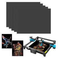 TWOTREES®Lasergraveur Magic Color Rainbow Scratch Paper Card Set Willekeurige kleur voor lasergravure TTS 55 DIY Tekenin