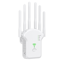 U13 1200Mbps Dual Band Draadloze WiFi Repeater Adapter 2,4G Lange Afstandsversterker 5G Wi Fi Signaalversterker EU Plug