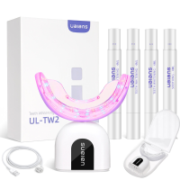 UALANS TW2 Tandenbleekset 6X LED licht Tandbleekmiddel met 35% carbamideperoxide Met magnetische integratie Opladen Supe