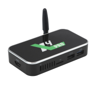 Ugoos X4Q Pro Slimme tv box Android 11.0 2G+16GB TV BOX Amlogic S905X4 2.4G/5GHz Dual Band WiFi BT5.1 4K 1000M Set Top B