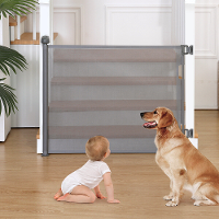 Uitschuifbare Babyhekje 33'' Hoog Uitbreidbaar tot 55'' Breed Babyhekjes voor Trappen Deuropeningen