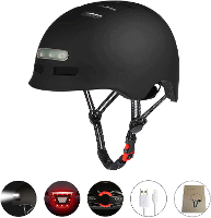 Ultralichte Fietshelm Fiets Helm Elektrische Scooter Helm Slim Achterlicht Fiets voor Fietsen Rots Rollerschaatsen