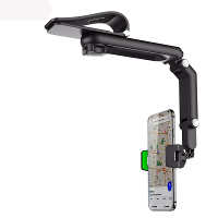 Universal 1080° Draaibare Zonneklep Auto Telefoonhouder Mobiel Multifunctioneel Voor iPhone 7 Inch Ondersteuning Telefoo