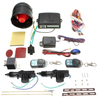 Universeel voertuig centrale vergrendeling afstandsbediening kit auto alarm immobilisator schoksensor