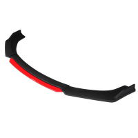 Universele Gloss Black Voorbumper Lip Auto Spoiler Splitter Voor Honda 2013 2015 9th Civic Sedan SI