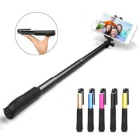 Universele uitschuifbare handheld selfiestick op afstand voor iOS voor Samsung Android