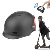 USB oplaadbare fietshelm met licht voor forensen in de buitenwijken, voor scooter T4MF