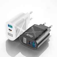 USLION 65W GaN wandlader 33W USB C PD PPS / 33W USB A QC3.0 Snelladen voor iPhone 13 13 Mini voor iPad Pro 2021 voor Sam
